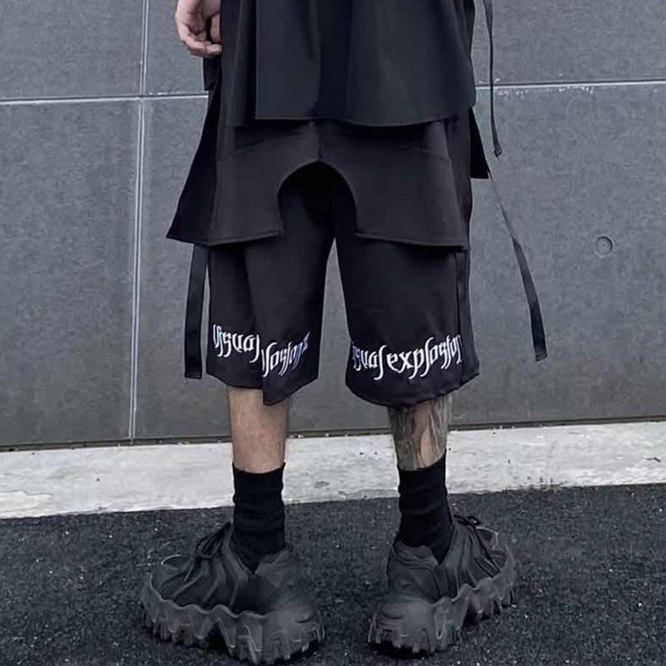 Tactical Punk Errxr Shorts - buy techwear clothing fashion scarlxrd store pants hoodies face mask vests aesthetic streetwear