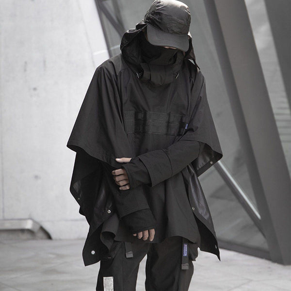 Tactical Ninja Windbreaker - buy techwear clothing fashion scarlxrd store pants hoodies face mask vests aesthetic streetwear