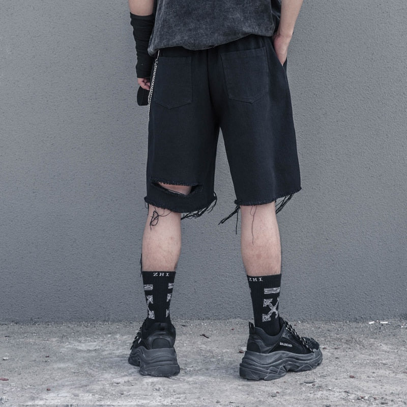 Ripped Cross Shorts