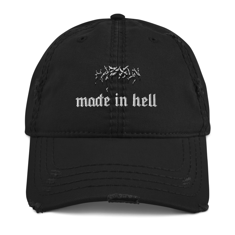 Made In Hell Cap - Buy Techwear Fashion Clothing Scarlxrd Ha3xun Store