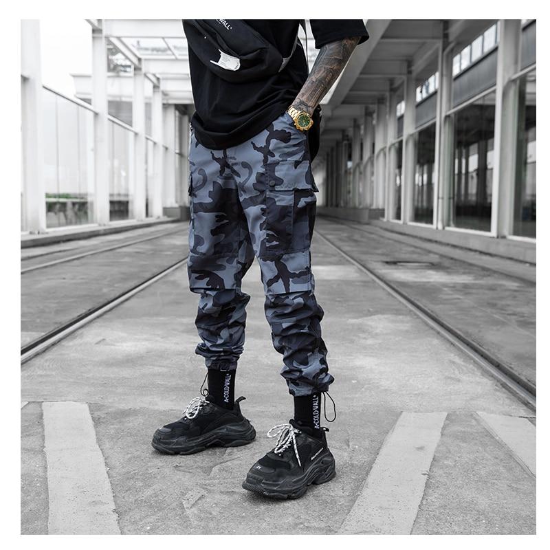 Blue Camo Joggers - buy techwear clothing fashion scarlxrd store pants hoodies face mask vests aesthetic streetwear