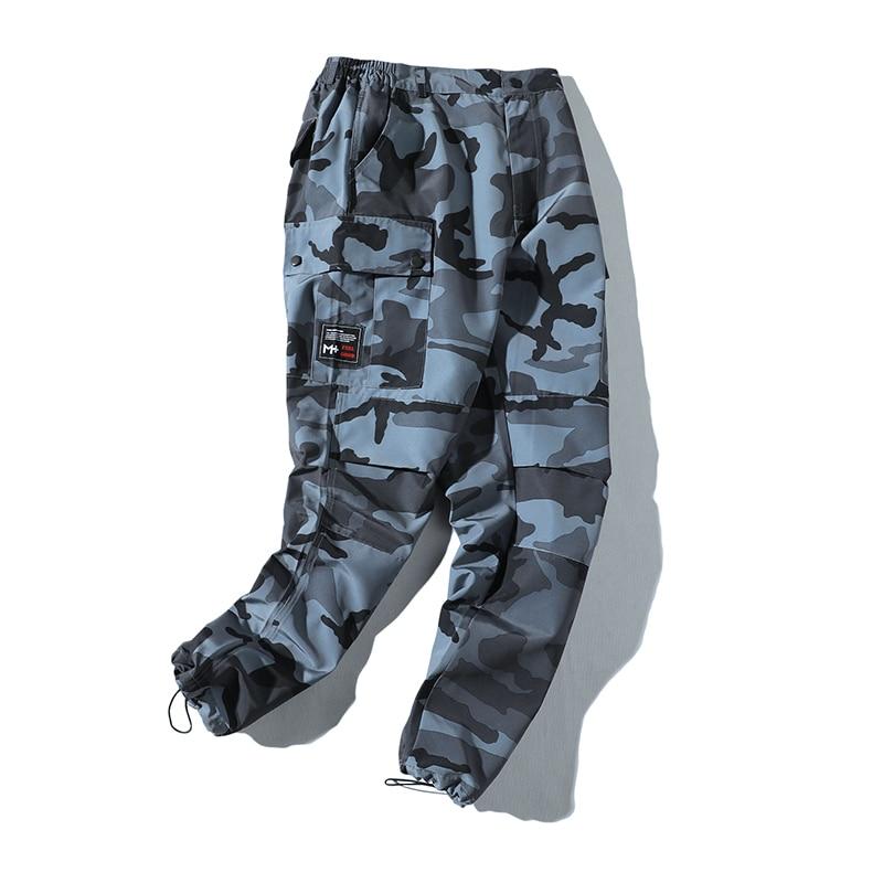 Blue Camo Joggers - buy techwear clothing fashion scarlxrd store pants hoodies face mask vests aesthetic streetwear