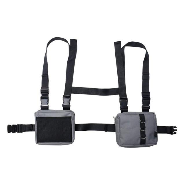 DOUBLE WAIST BAG VEST - Buy Techwear Fashion Clothing Scarlxrd Ha3xun Store