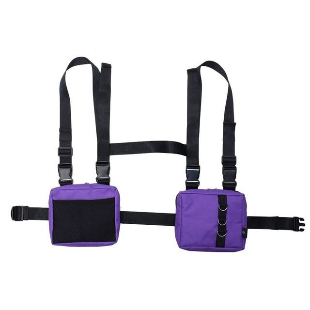 DOUBLE WAIST BAG VEST - Buy Techwear Fashion Clothing Scarlxrd Ha3xun Store