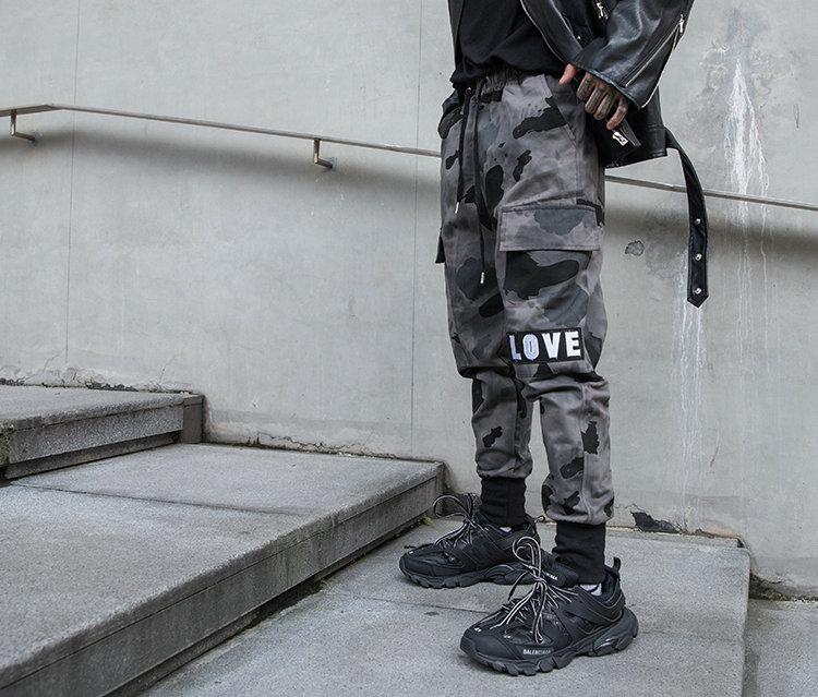 Love Camouflage Pants - Buy Techwear Fashion Clothing Scarlxrd Ha3xun Store