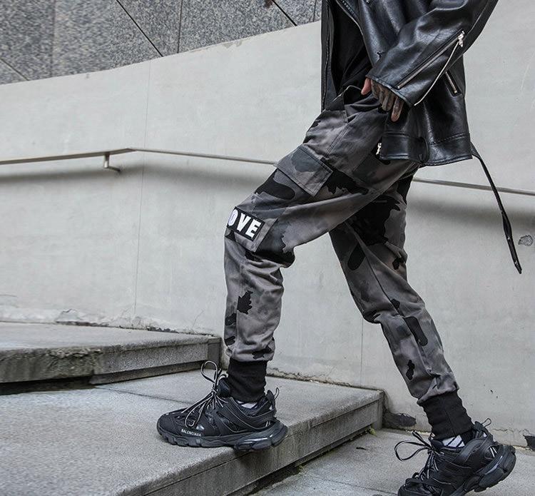 Love Camouflage Pants - Buy Techwear Fashion Clothing Scarlxrd Ha3xun Store