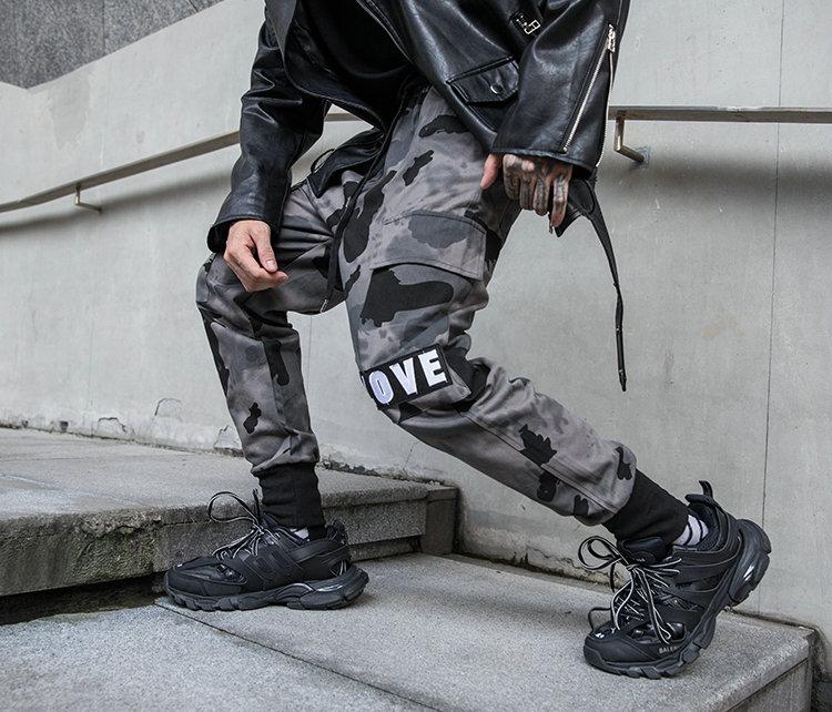 Love Camouflage Pants - Buy Techwear Fashion Clothing Scarlxrd Ha3xun Store