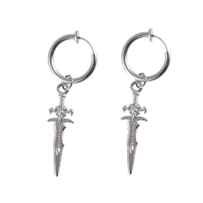 Dagger earrings - buy techwear clothing fashion scarlxrd store pants hoodies face mask vests aesthetic streetwear