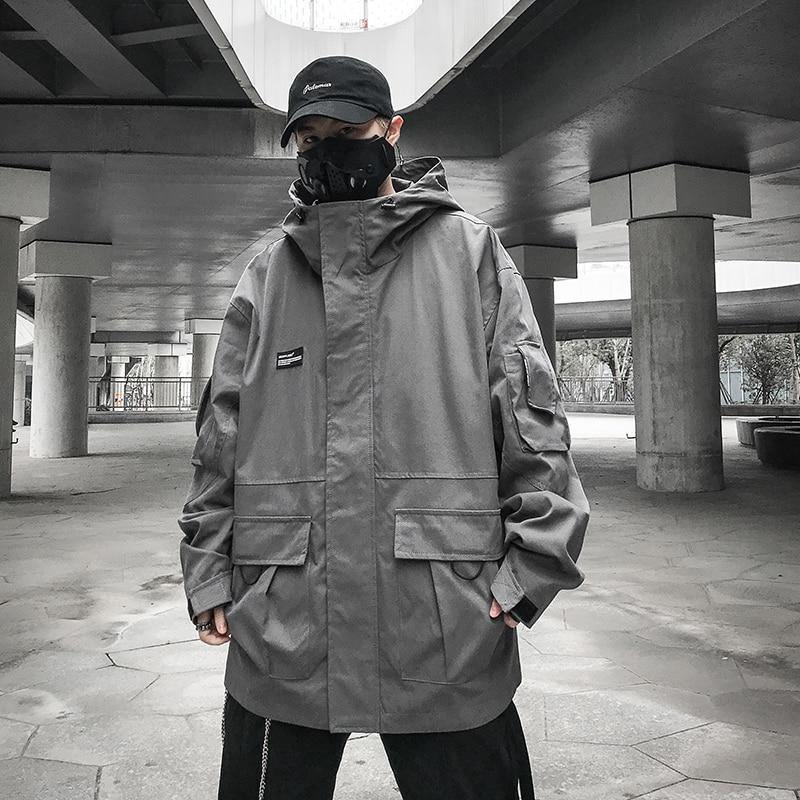 Multi Pockets Tactical Cargo Jacket - buy techwear clothing fashion scarlxrd store pants hoodies face mask vests aesthetic streetwear