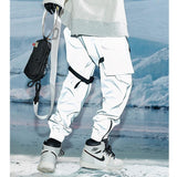 Reflective Cargo Joggers - buy techwear clothing fashion scarlxrd store pants hoodies face mask vests aesthetic streetwear
