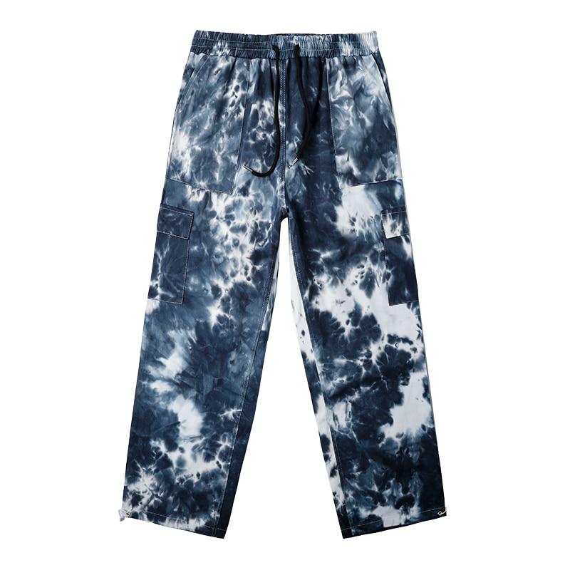 Blue Acid Tie Dye Pants - buy techwear clothing fashion scarlxrd store pants hoodies face mask vests aesthetic streetwear