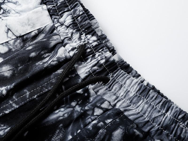 Black Acid Tie Dye Pants - buy techwear clothing fashion scarlxrd store pants hoodies face mask vests aesthetic streetwear