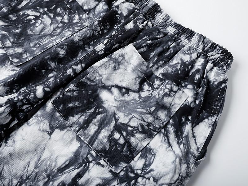 Black Acid Tie Dye Pants - buy techwear clothing fashion scarlxrd store pants hoodies face mask vests aesthetic streetwear