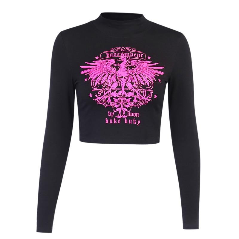 Pink Magic Long Sleeve Crop - buy techwear clothing fashion scarlxrd store pants hoodies face mask vests aesthetic streetwear