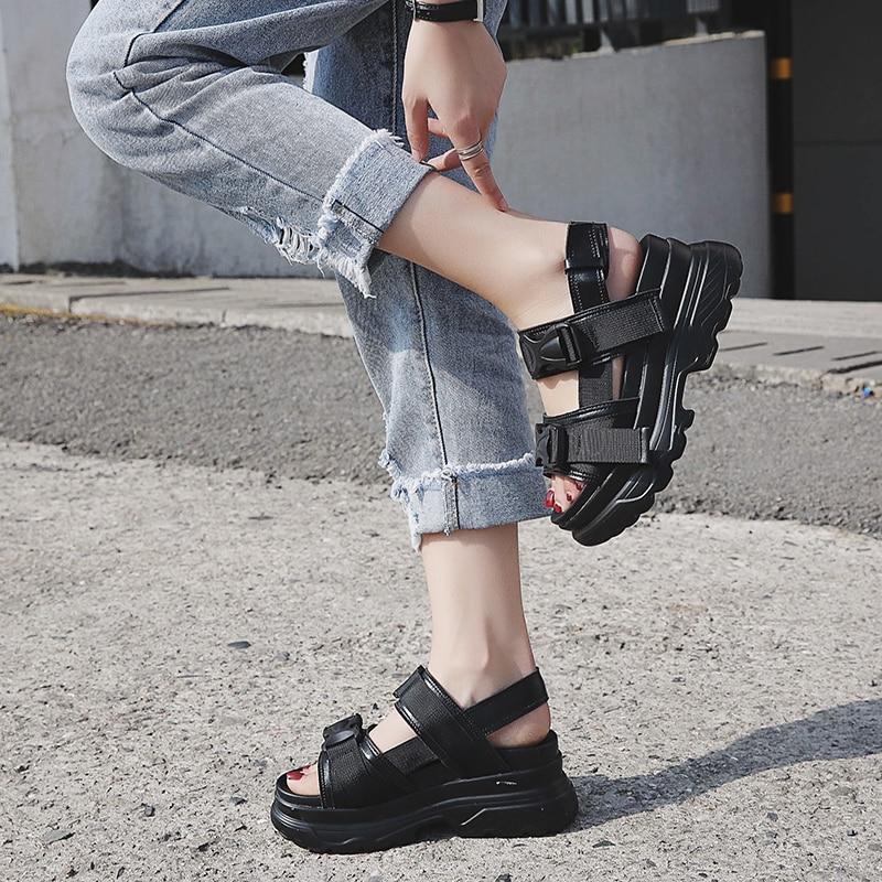 PLATFORM SANDALS 1.0 - Buy Techwear Fashion Clothing Scarlxrd Ha3xun Store