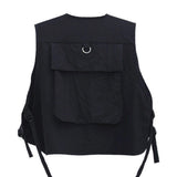 Multi Pockets Cargo Vest 1.0 - buy techwear clothing fashion scarlxrd store pants hoodies face mask vests aesthetic streetwear