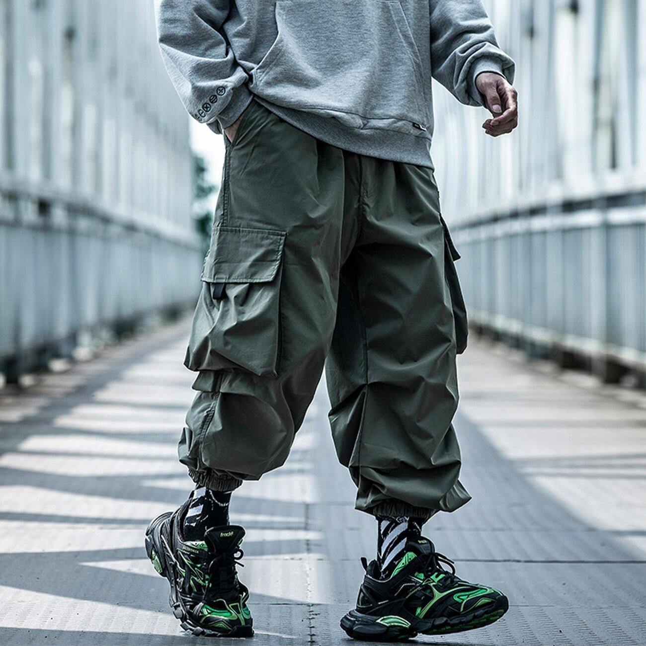 Oversized Techwear Cargo - buy techwear clothing fashion scarlxrd store pants hoodies face mask vests aesthetic streetwear