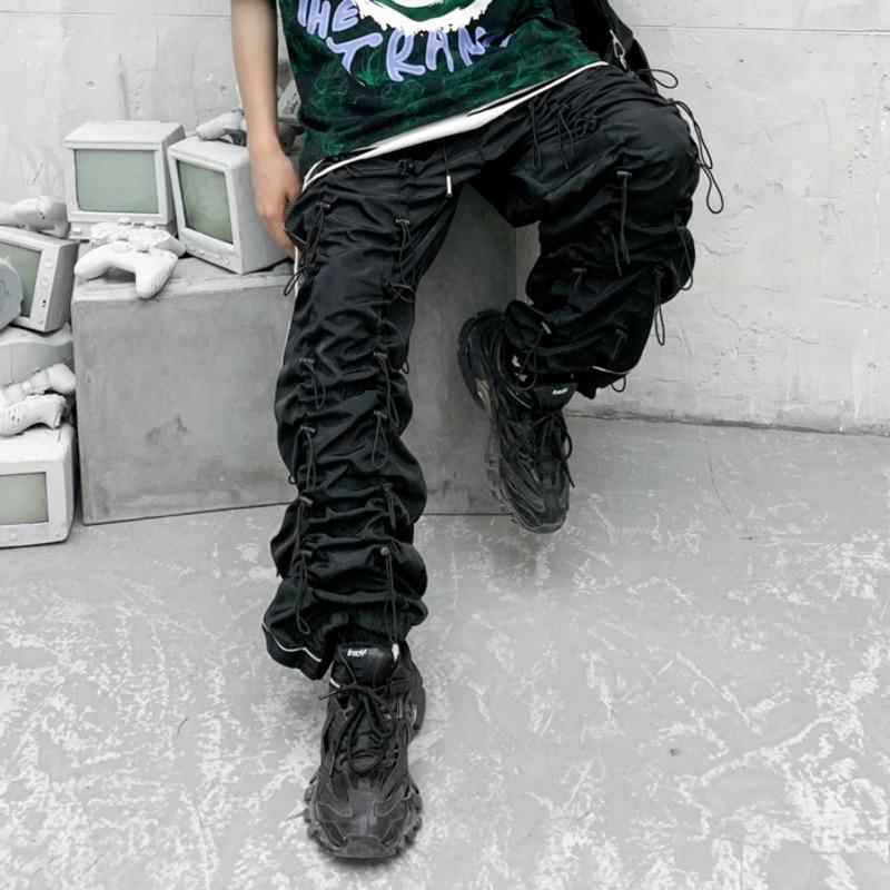 ELASTICS PANTS - Buy Techwear Fashion Clothing Scarlxrd Ha3xun Store