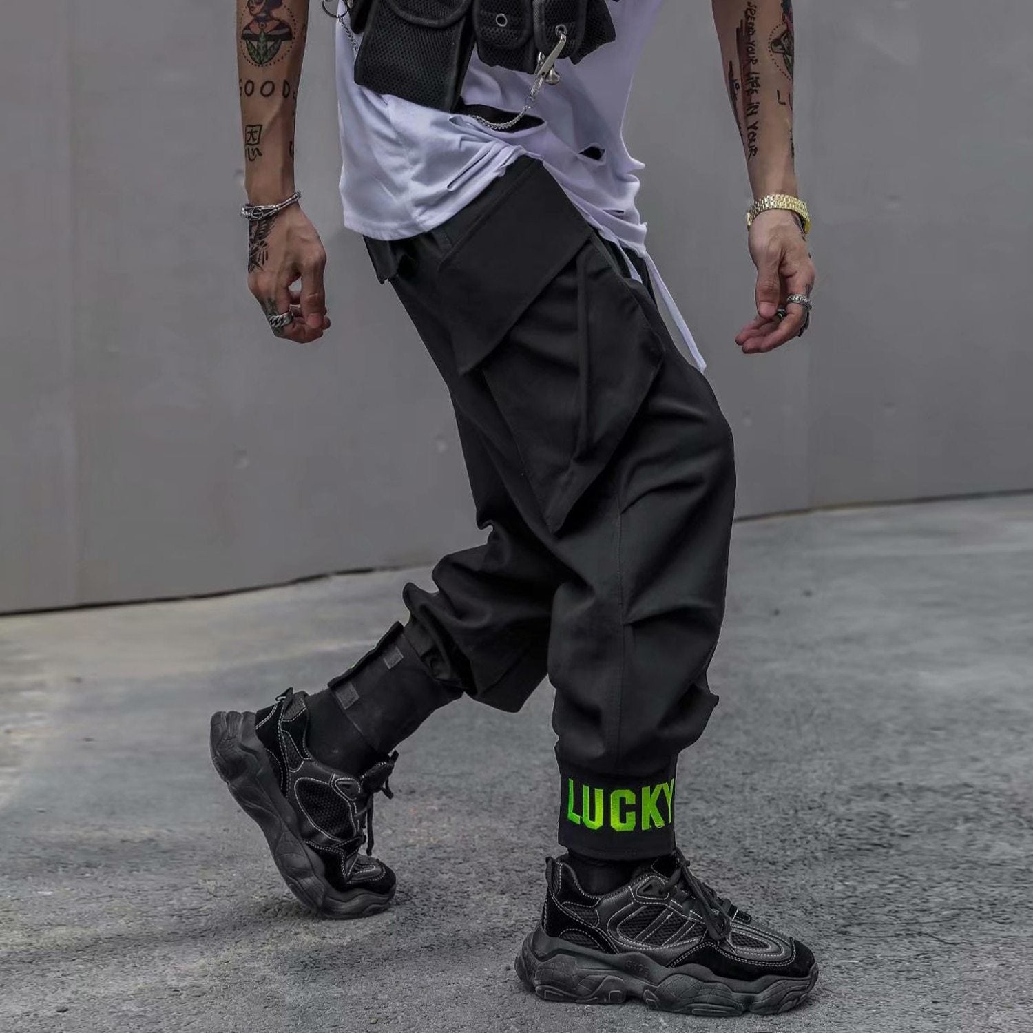 LUCKY PANTS - buy techwear clothing fashion scarlxrd store pants hoodies face mask vests aesthetic streetwear