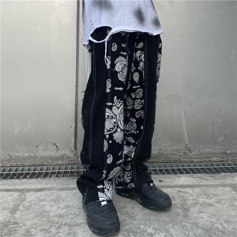 CUSTOM DISTRESSED DENIM JEANS - buy techwear clothing fashion scarlxrd store pants hoodies face mask vests aesthetic streetwear