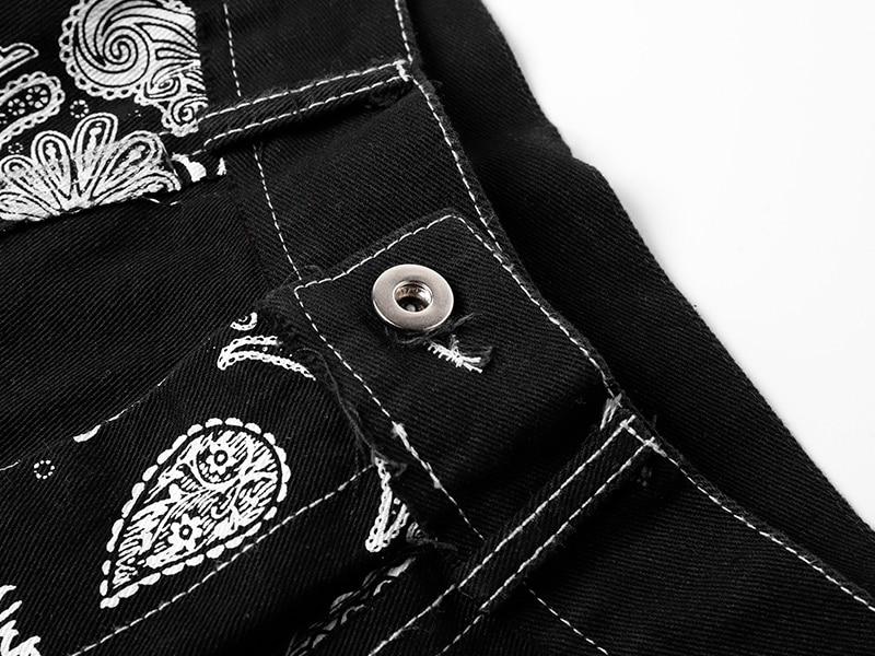 Custom Distressed Denim Jeans - buy techwear clothing fashion scarlxrd store pants hoodies face mask vests aesthetic streetwear