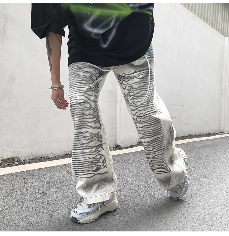 CUSTOM GRAFFITI PANTS - buy techwear clothing fashion scarlxrd store pants hoodies face mask vests aesthetic streetwear