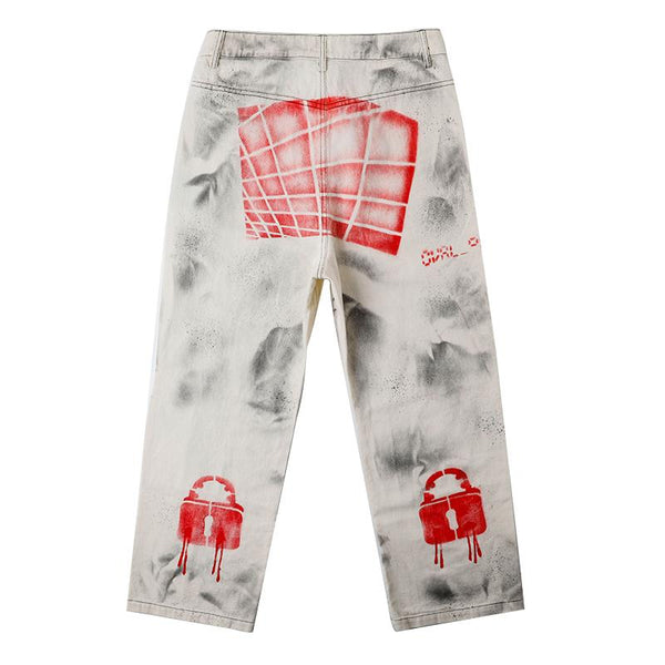 Custom Graffiti Pants - buy techwear clothing fashion scarlxrd store pants hoodies face mask vests aesthetic streetwear