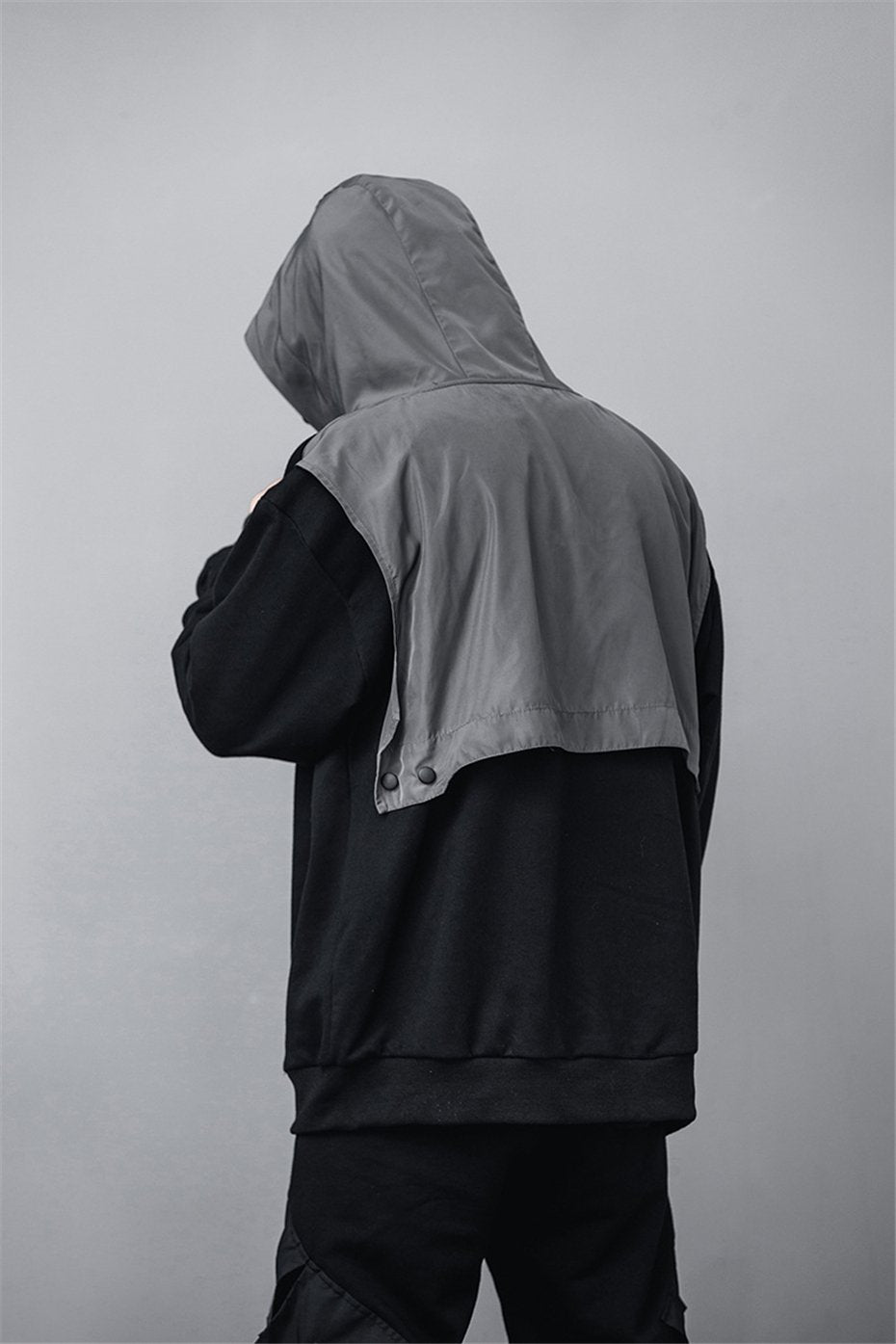 HTGY Block Hoodie - buy techwear clothing fashion scarlxrd store pants hoodies face mask vests aesthetic streetwear