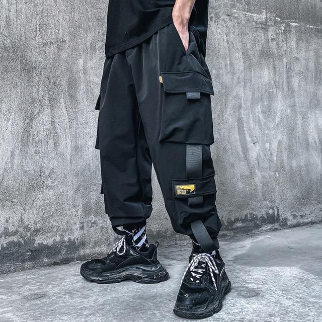 RIBBONS CARGO 1.0 - buy techwear clothing fashion scarlxrd store pants hoodies face mask vests aesthetic streetwear