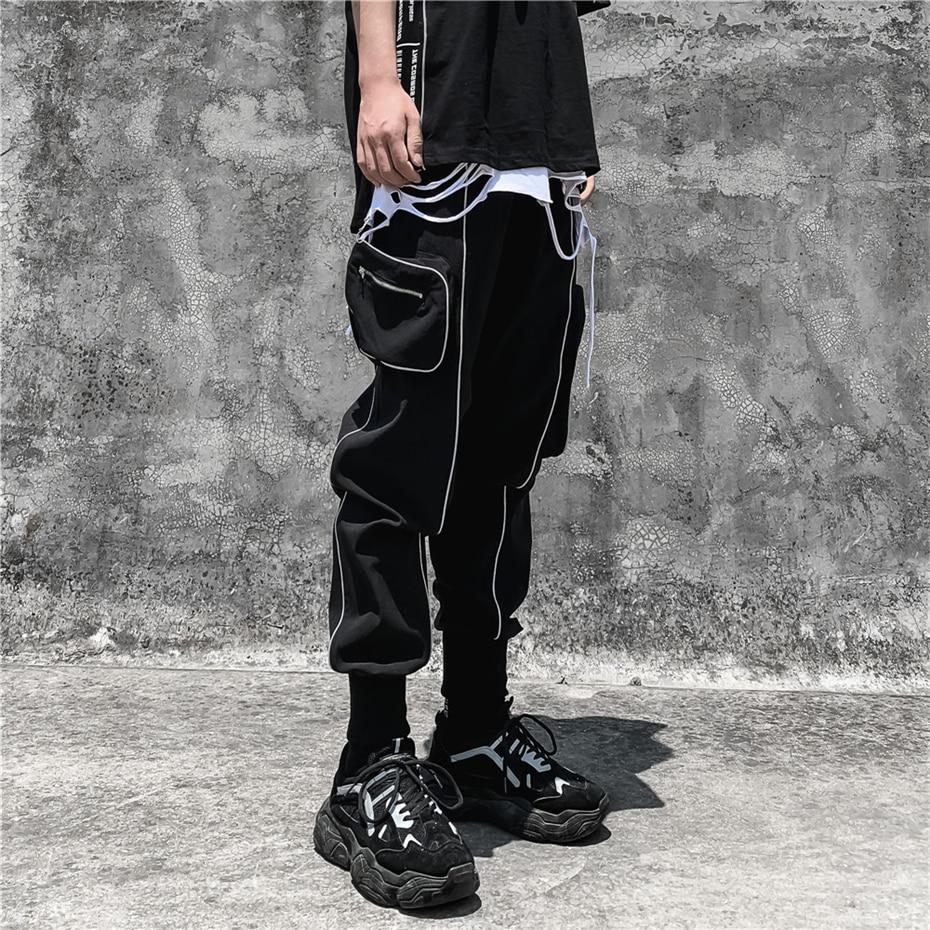 Reflective Stripes Track Pants - buy techwear clothing fashion scarlxrd store pants hoodies face mask vests aesthetic streetwear