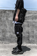 Reflective Stripes Track Pants - buy techwear clothing fashion scarlxrd store pants hoodies face mask vests aesthetic streetwear