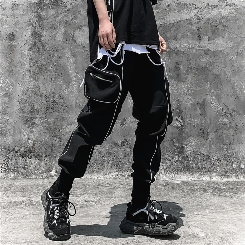 Reflective Stripes Track Pants - buy techwear clothing fashion scarlxrd store pants hoodies face mask vests aesthetic streetwear