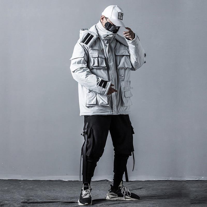 Tactical Multi Pocket Tech Coat - buy techwear clothing fashion scarlxrd store pants hoodies face mask vests aesthetic streetwear