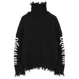 Black Air Turtleneck Sweater - buy techwear clothing fashion scarlxrd store pants hoodies face mask vests aesthetic streetwear