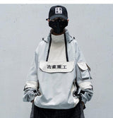 Color Block Tech Coat - buy techwear clothing fashion scarlxrd store pants hoodies face mask vests aesthetic streetwear