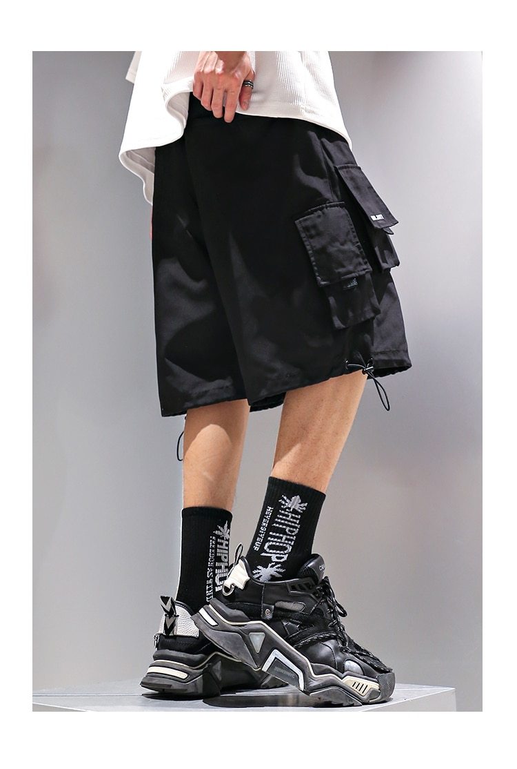 Multi Pocket Cargo Shorts - buy techwear clothing fashion scarlxrd store pants hoodies face mask vests aesthetic streetwear