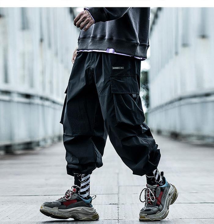 Oversized Techwear Cargo - buy techwear clothing fashion scarlxrd store pants hoodies face mask vests aesthetic streetwear