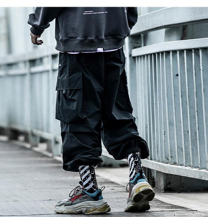 Oversized Techwear Cargo - buy techwear clothing fashion scarlxrd store pants hoodies face mask vests aesthetic streetwear