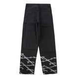 Barbed Wire Pants 1.0 - buy techwear clothing fashion scarlxrd store pants hoodies face mask vests aesthetic streetwear