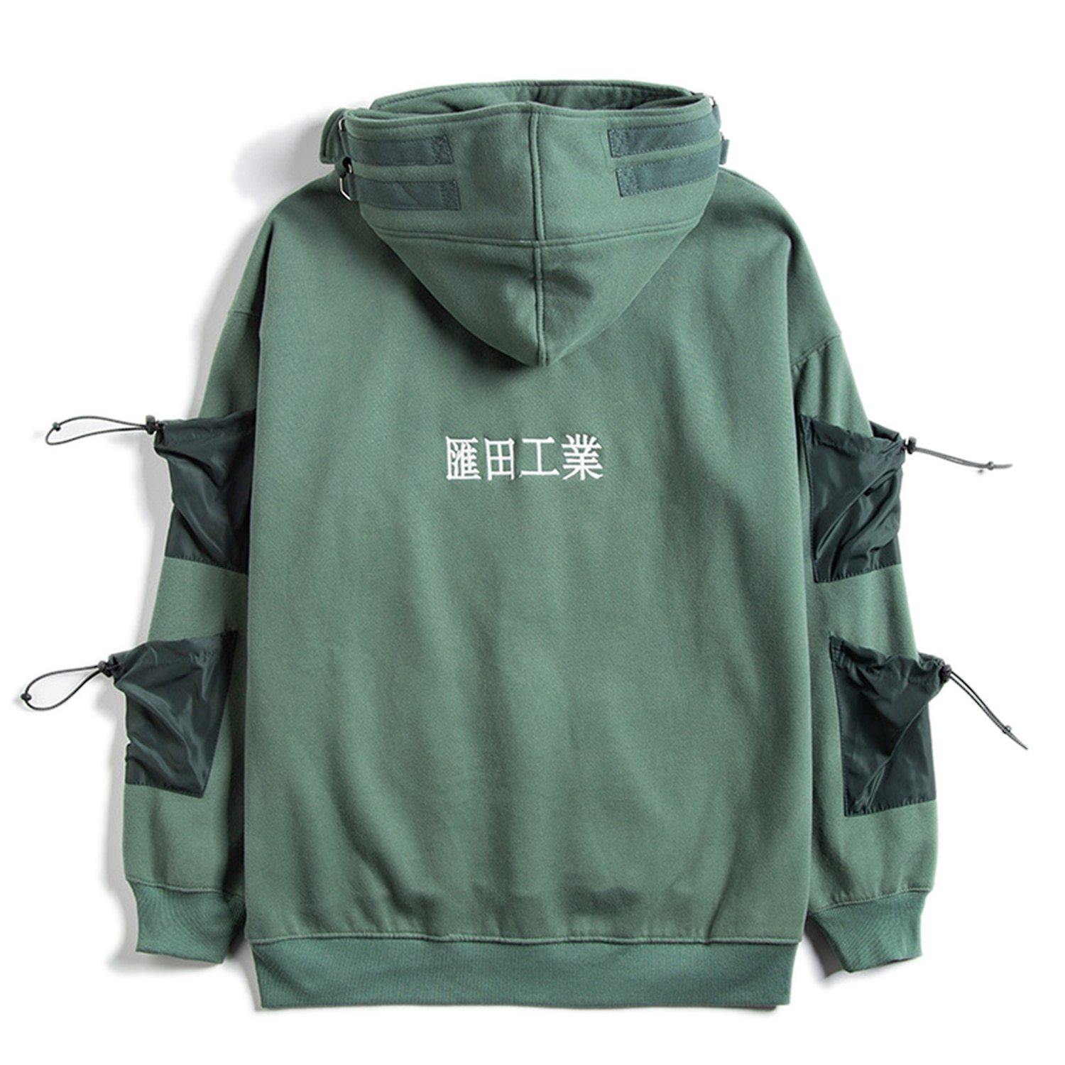 Hooded Database Hoodie - buy techwear clothing fashion scarlxrd store pants hoodies face mask vests aesthetic streetwear