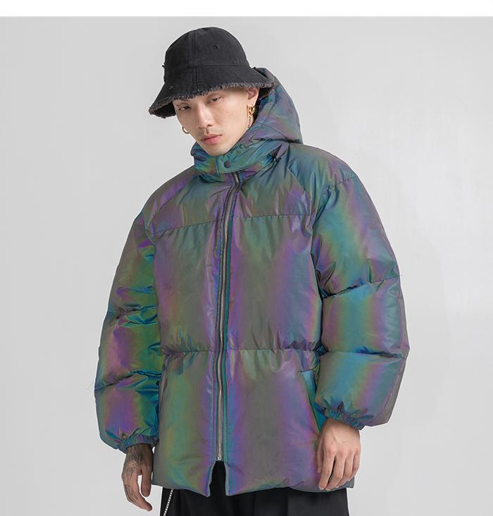 Reflective Padded Coat - buy techwear clothing fashion scarlxrd store pants hoodies face mask vests aesthetic streetwear