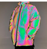 Reflective Padded Coat - buy techwear clothing fashion scarlxrd store pants hoodies face mask vests aesthetic streetwear