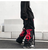 Loose System Ribbons Pants - buy techwear clothing fashion scarlxrd store pants hoodies face mask vests aesthetic streetwear