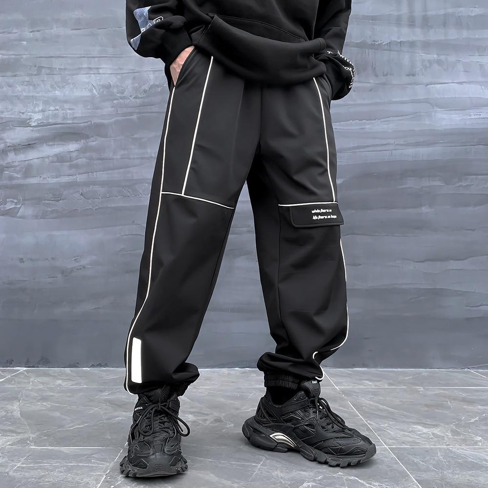 Reflective Stripes Track Pants 2.0 - buy techwear clothing fashion scarlxrd store pants hoodies face mask vests aesthetic streetwear