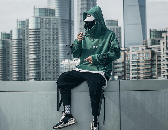 Hooded Database Hoodie - buy techwear clothing fashion scarlxrd store pants hoodies face mask vests aesthetic streetwear