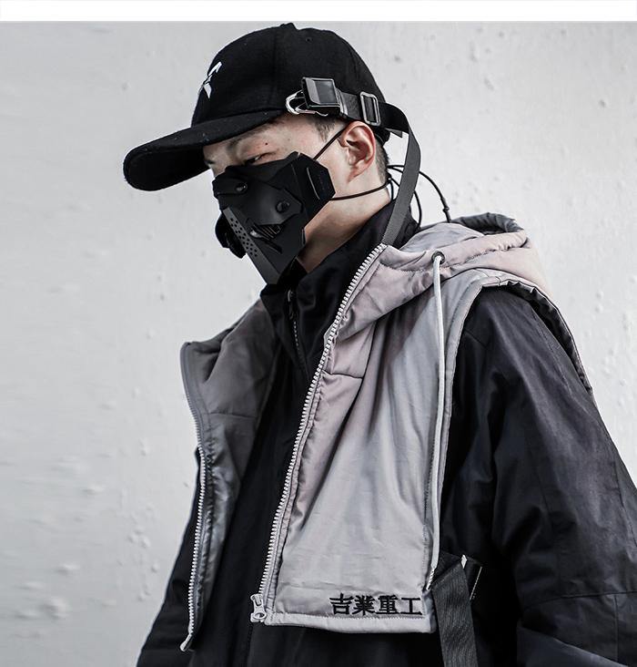 Tactical Padded Sleeveless Cargo Vest - buy techwear clothing fashion scarlxrd store pants hoodies face mask vests aesthetic streetwear