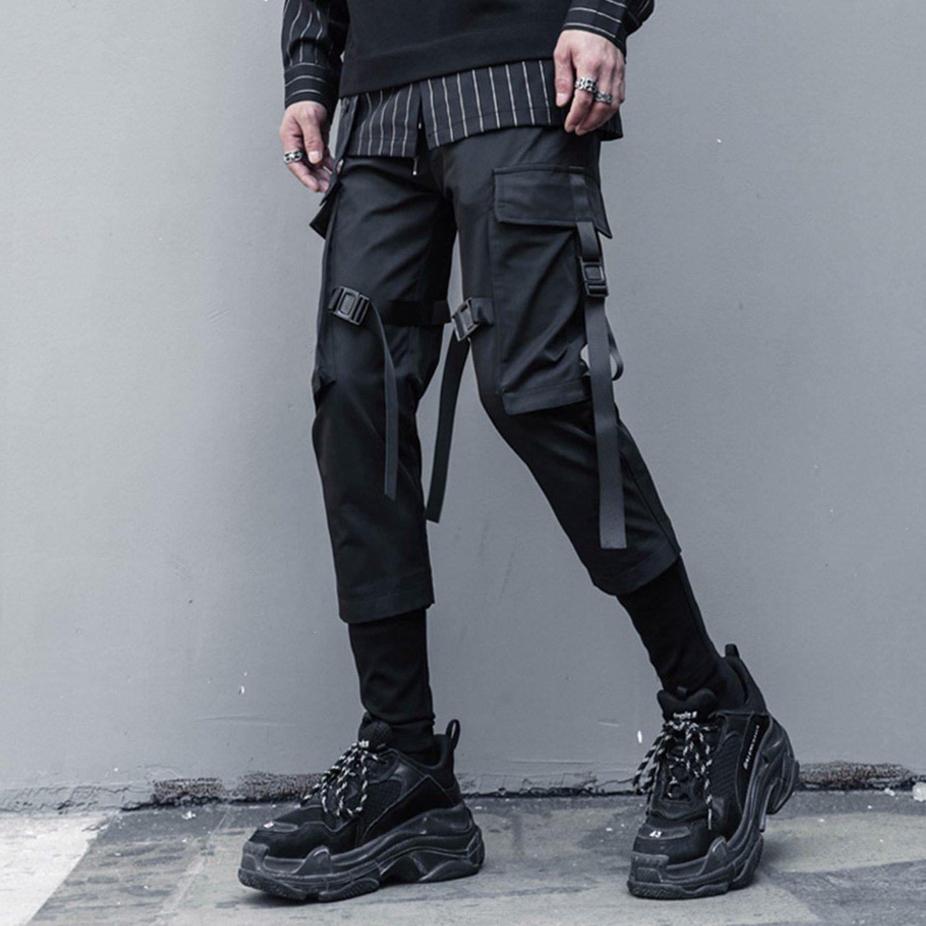 72 GHZ Tactical Cargo - buy techwear clothing fashion scarlxrd store pants hoodies face mask vests aesthetic streetwear