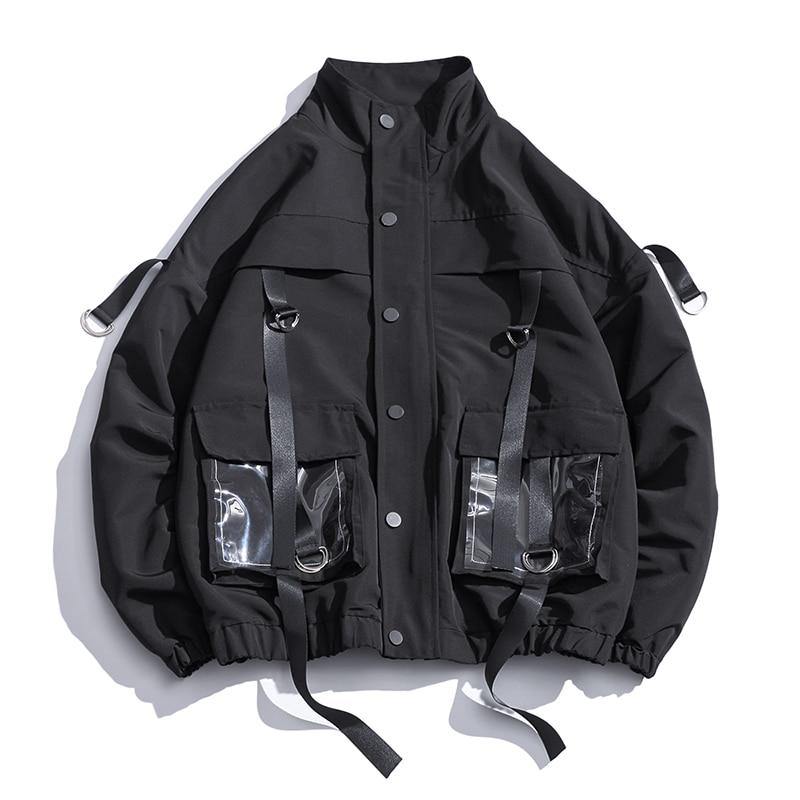 System Coat - buy techwear clothing fashion scarlxrd store pants hoodies face mask vests aesthetic streetwear