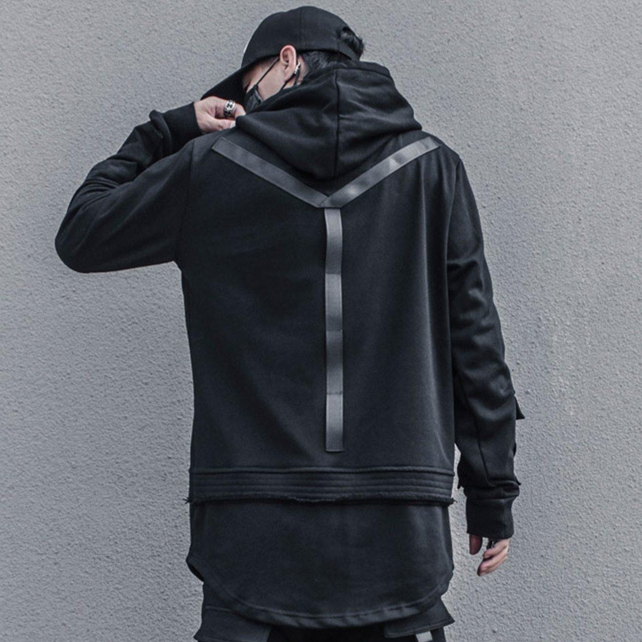 Reboot Hoodie - buy techwear clothing fashion scarlxrd store pants hoodies face mask vests aesthetic streetwear