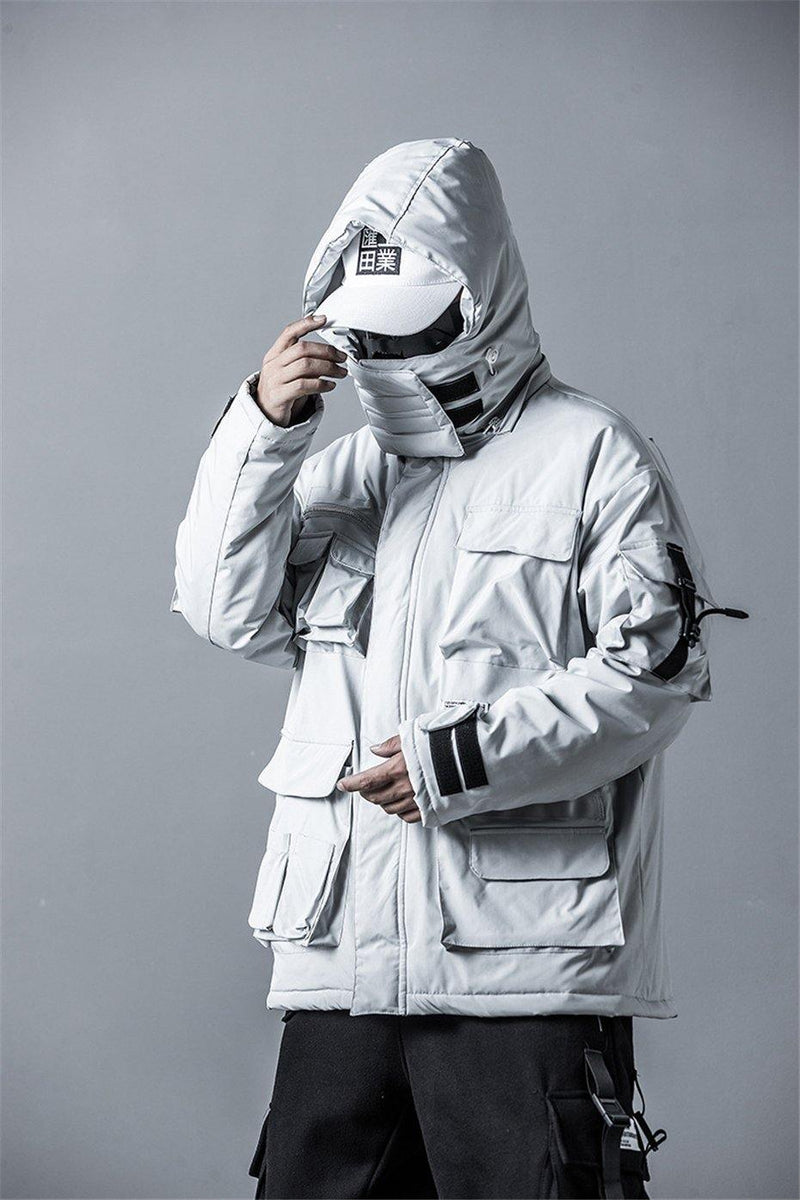 Tactical Multi Pocket Tech Coat - | HA3XUN